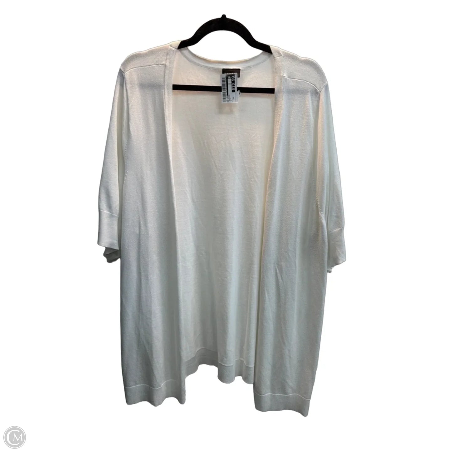 Cardigan By Torrid In White, Size: 4x