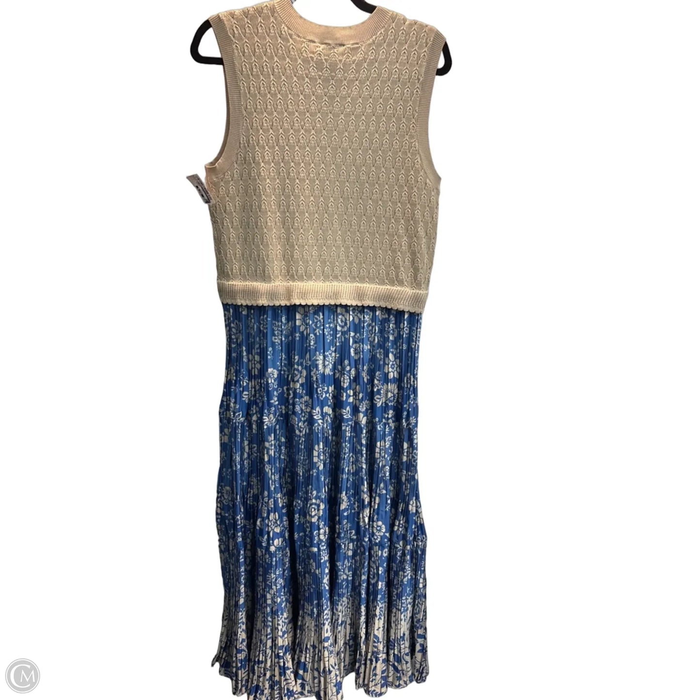 Dress Casual Maxi By Current Air In Blue & Brown, Size: L