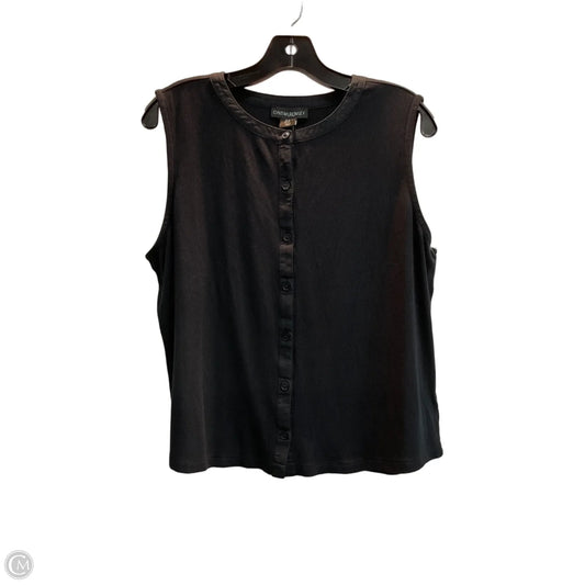 Top Sleeveless By Cynthia Rowley In Black, Size: Xl