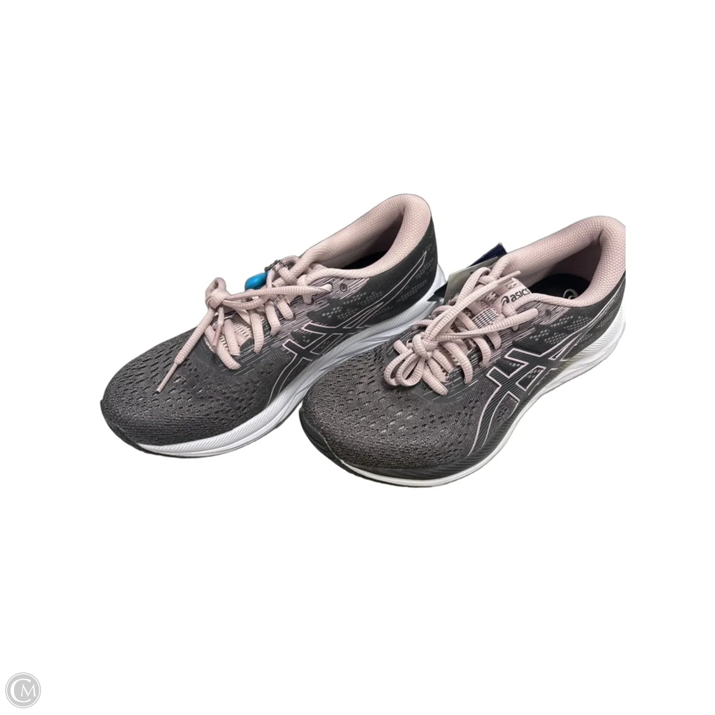 Shoes Athletic By Asics In Black & Pink, Size: 8