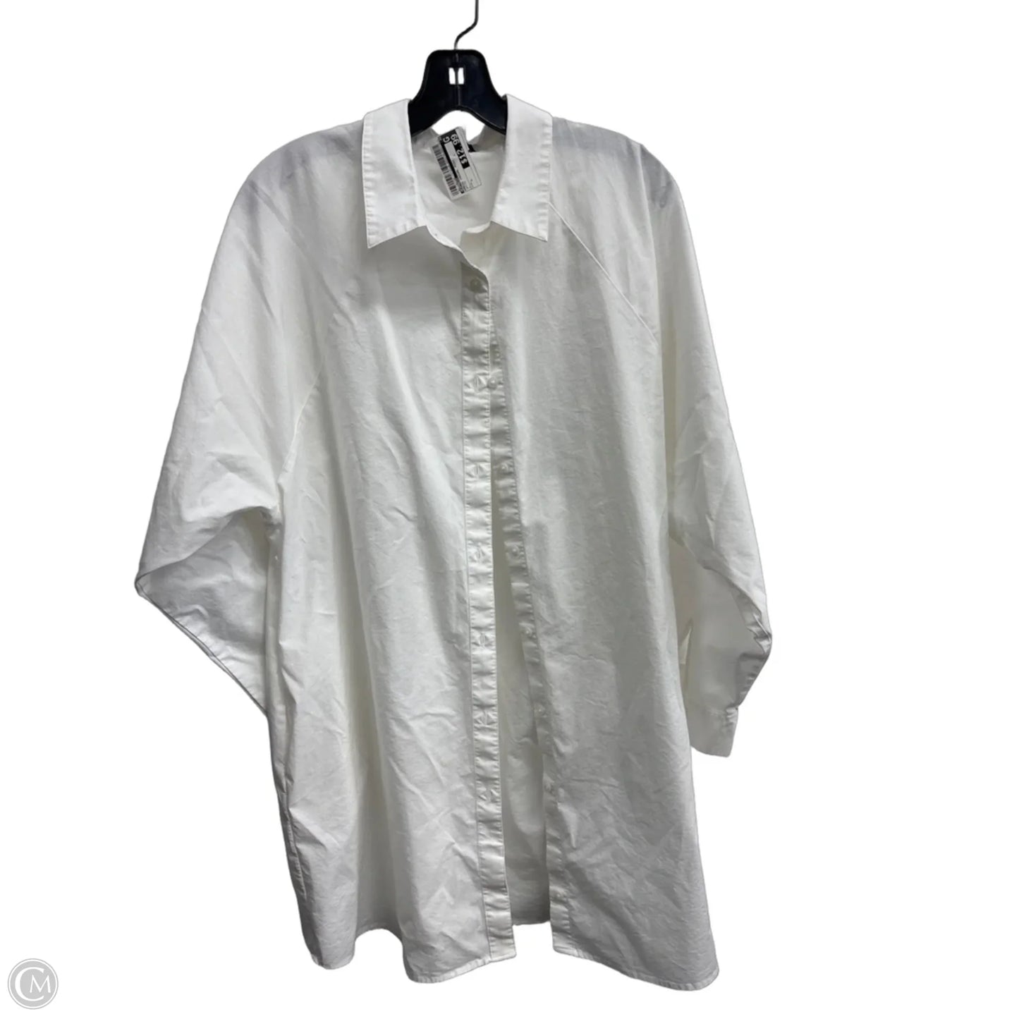 Dress Casual Midi By Express In White, Size: L