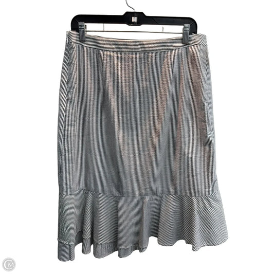 Skirt Maxi By Banana Republic In Striped Pattern, Size: 10