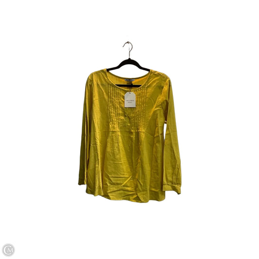Top Long Sleeve By Clothes Mentor In Yellow, Size: L