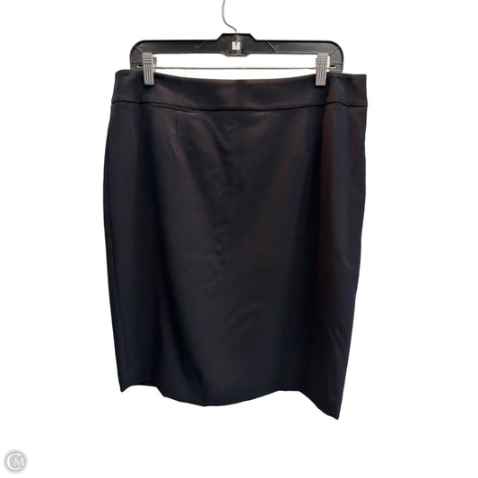 Skirt Midi By Calvin Klein In Black, Size: 14