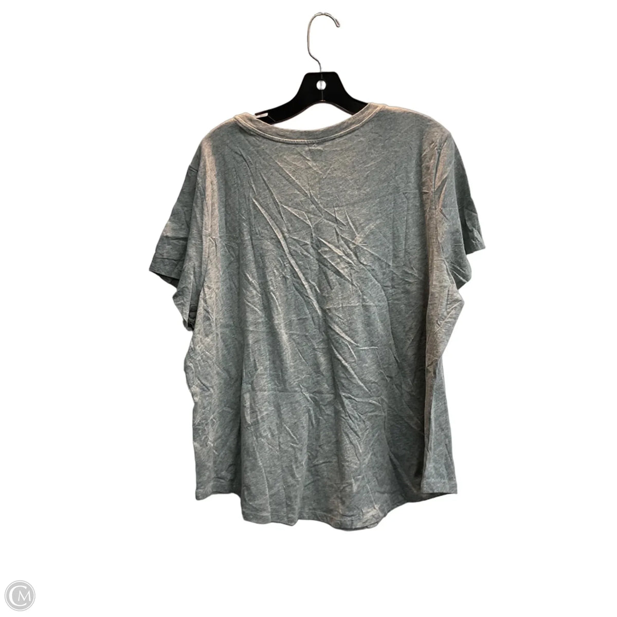 Top Short Sleeve Basic By Old Navy In Grey, Size: Xxl