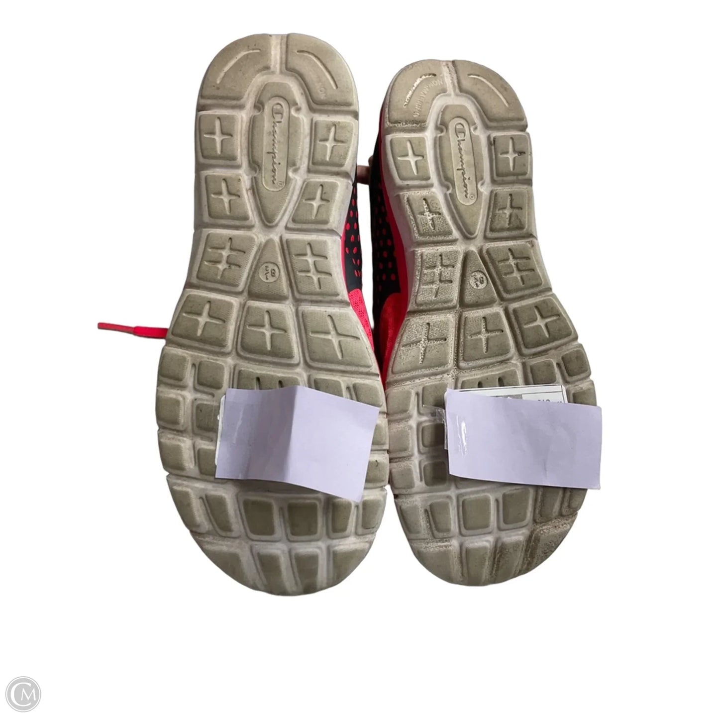 Shoes Athletic By Champion In Grey & Pink, Size: 8.5