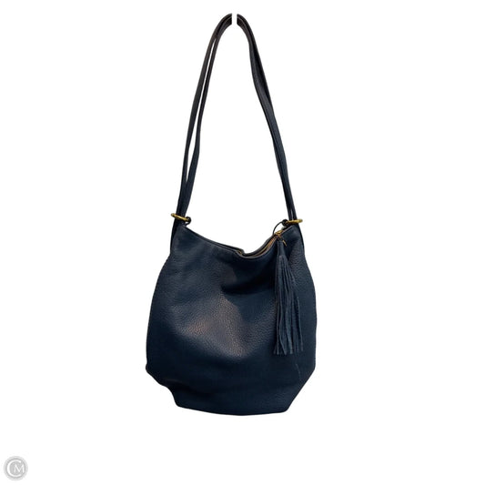 Handbag Leather By Hobo Intl, Size: Medium