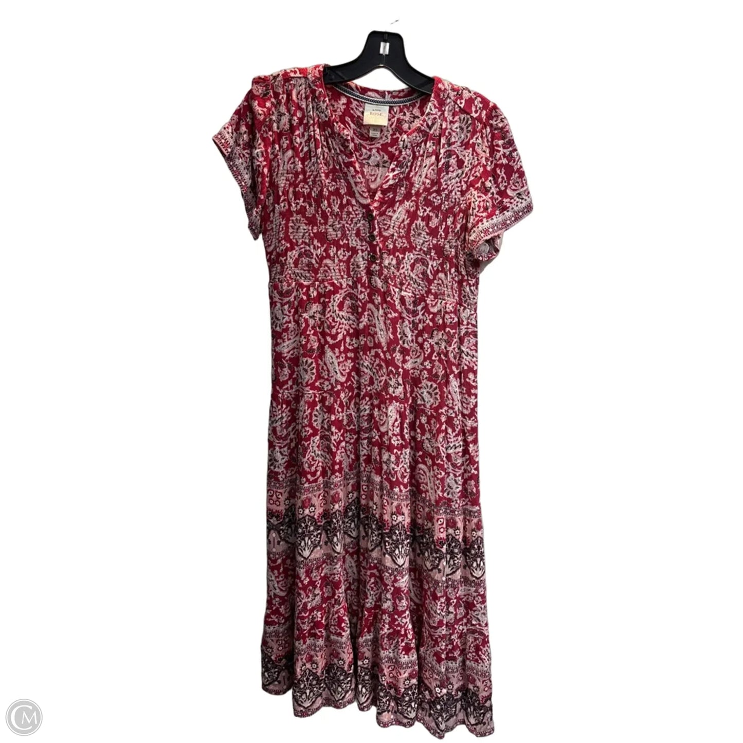 Dress Casual Maxi By Knox Rose In Red, Size: Xs