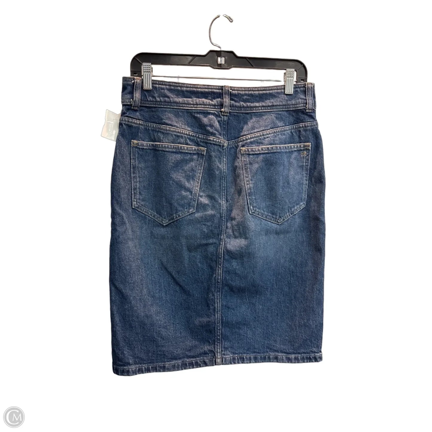 Skirt Midi By Madewell In Blue Denim, Size: 4