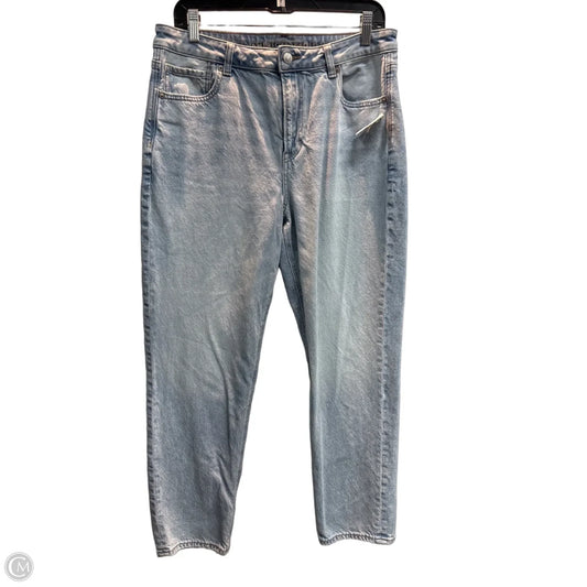 Jeans Straight By American Eagle In Blue, Size: 12