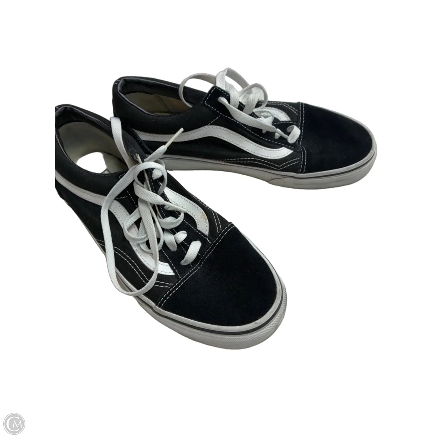 Shoes Sneakers By Vans In Black, Size: 7.5