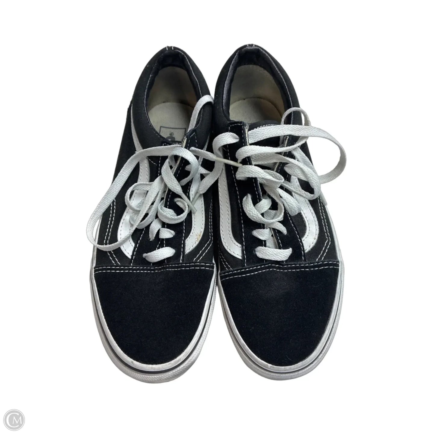 Shoes Sneakers By Vans In Black, Size: 7.5