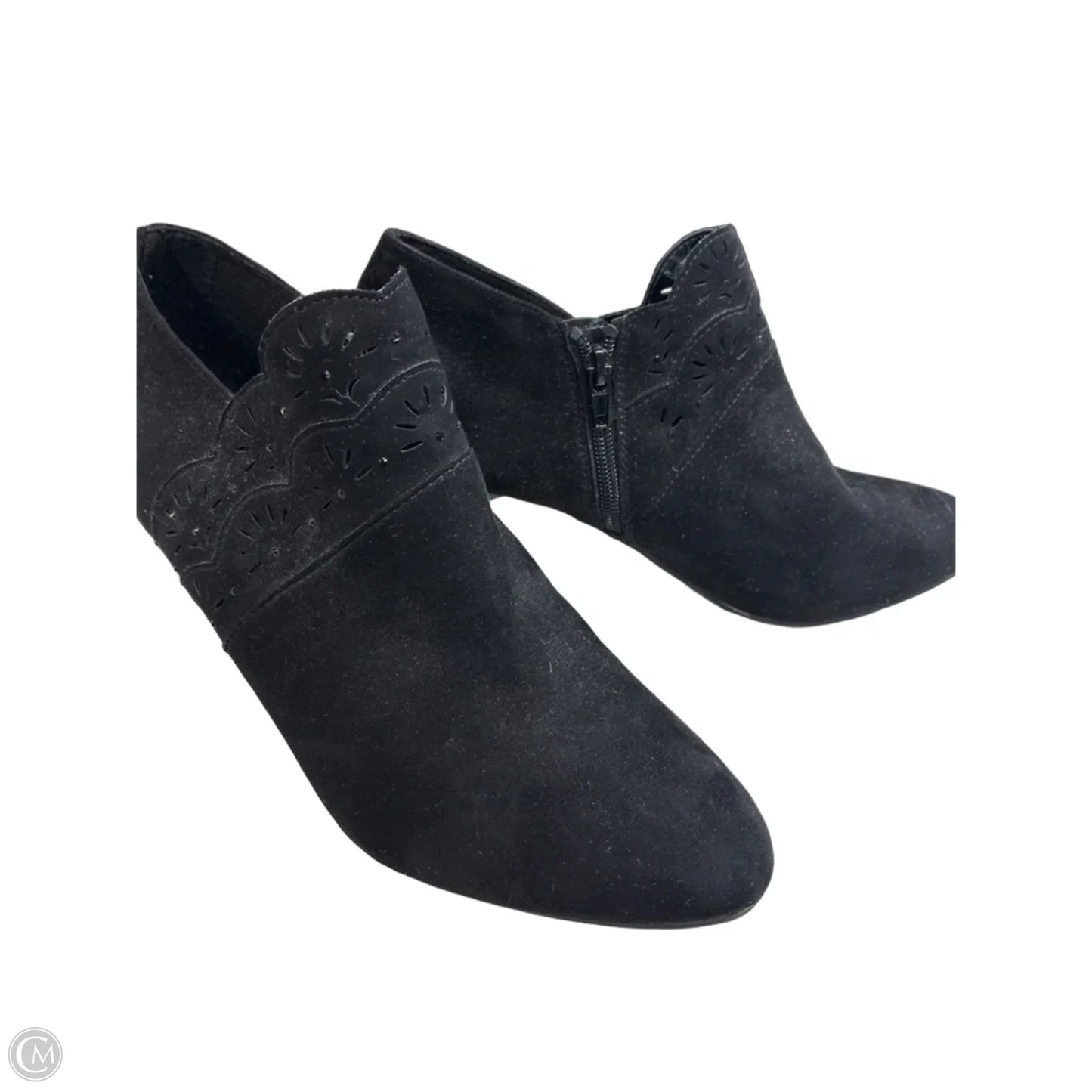 Shoes Heels Kitten By Karen Scott In Black, Size: 8.5