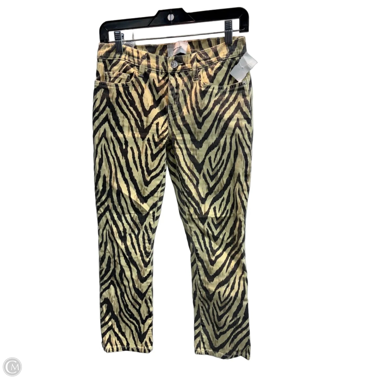 Jeans Straight By Current Elliott In Animal Print, Size: 0