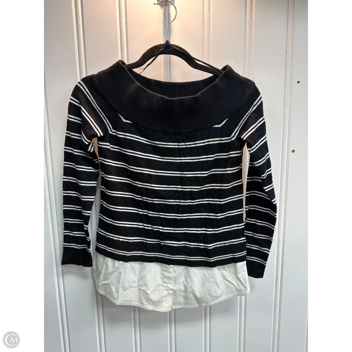 Top Long Sleeve By Inc In Striped Pattern, Size: S