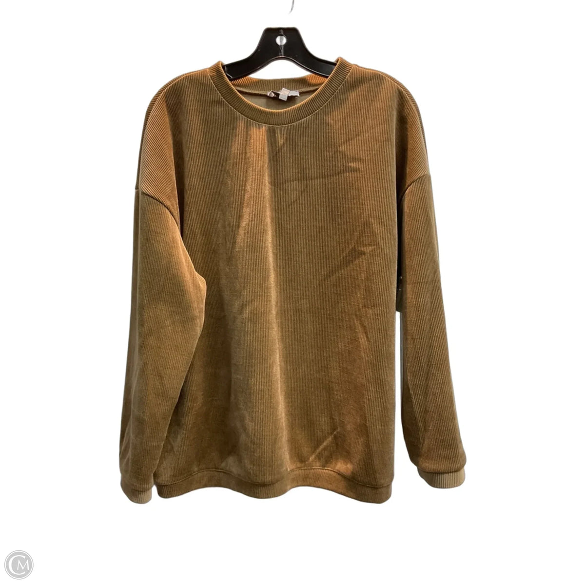 Sweater By Clothes Mentor In Brown, Size: L