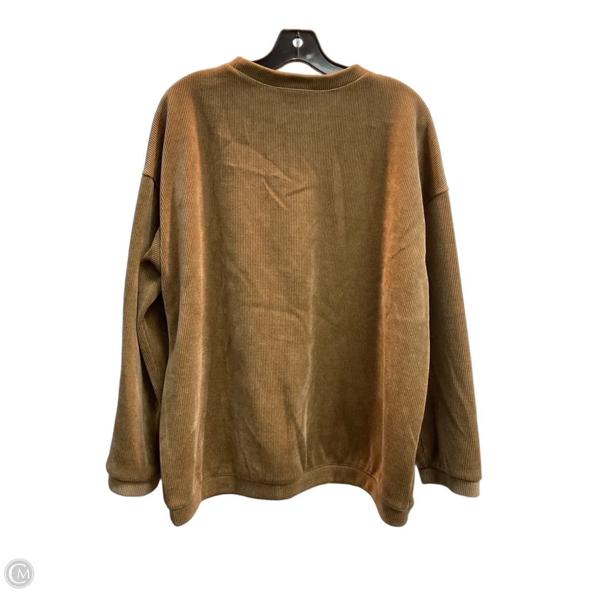 Sweater By Clothes Mentor In Brown, Size: L
