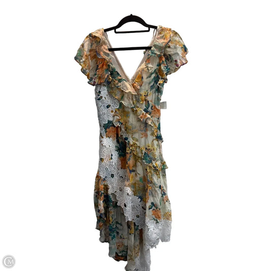Dress Party Midi By Anthropologie In Multi-colored, Size: Xsp