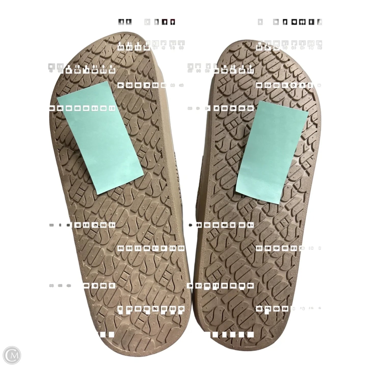 Sandals Flats By Clothes Mentor In Tan, Size: 10