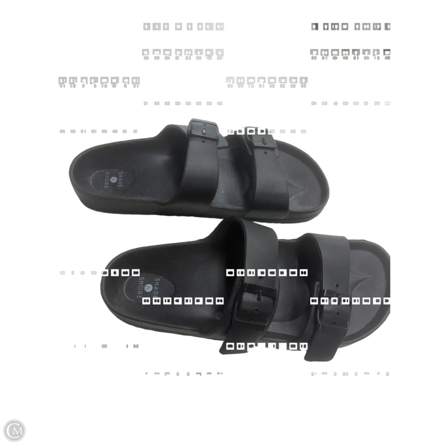 Sandals Flats By Shade & Shore In Black, Size: 10