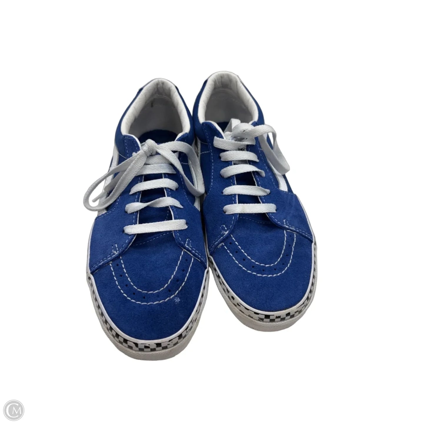 Shoes Sneakers By Vans In Blue, Size: 7.5