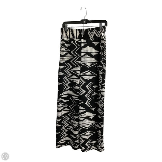 Pants Wide Leg By Chicos In Black & White, Size: 4p
