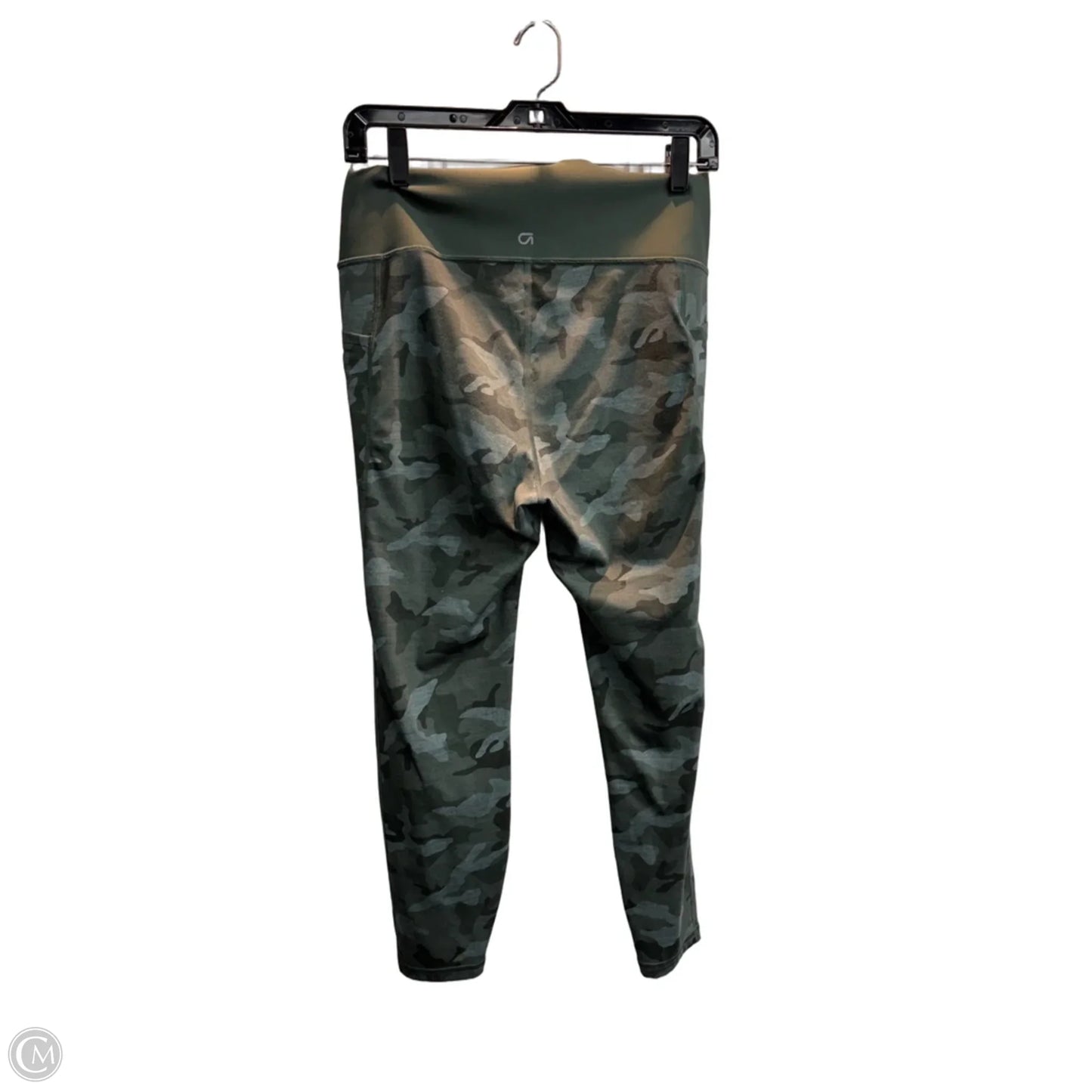 Athletic Leggings By Gapfit In Camouflage Print, Size: L