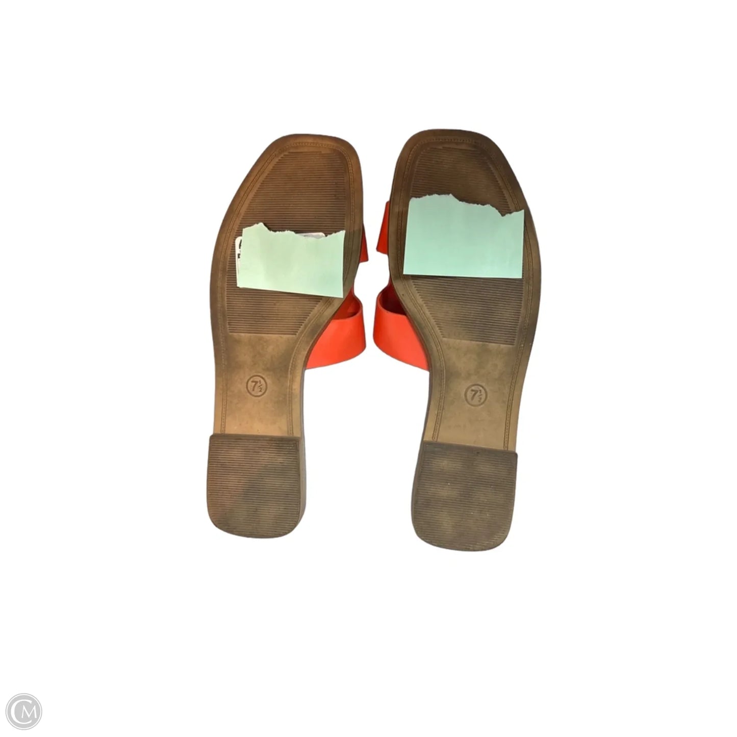 Sandals Flats By A New Day In Orange, Size: 7.5