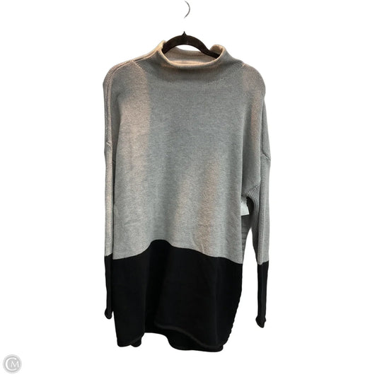 Sweater By Tahari In Black & Grey, Size: 1x