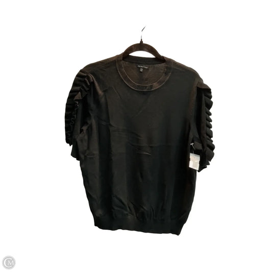 Top Short Sleeve By Who What Wear In Black, Size: Xxl