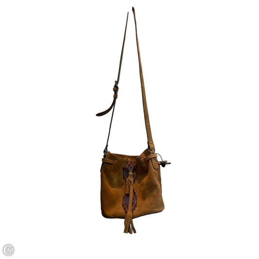 Crossbody Leather By Shyanne, Size: Medium