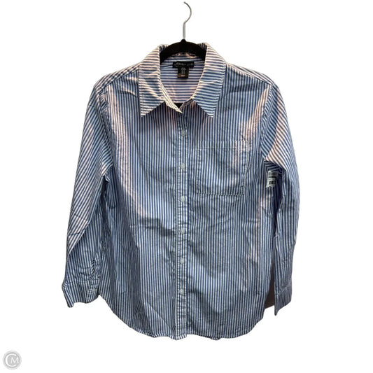 Top Long Sleeve By Sincerely Jules In Striped Pattern, Size: M