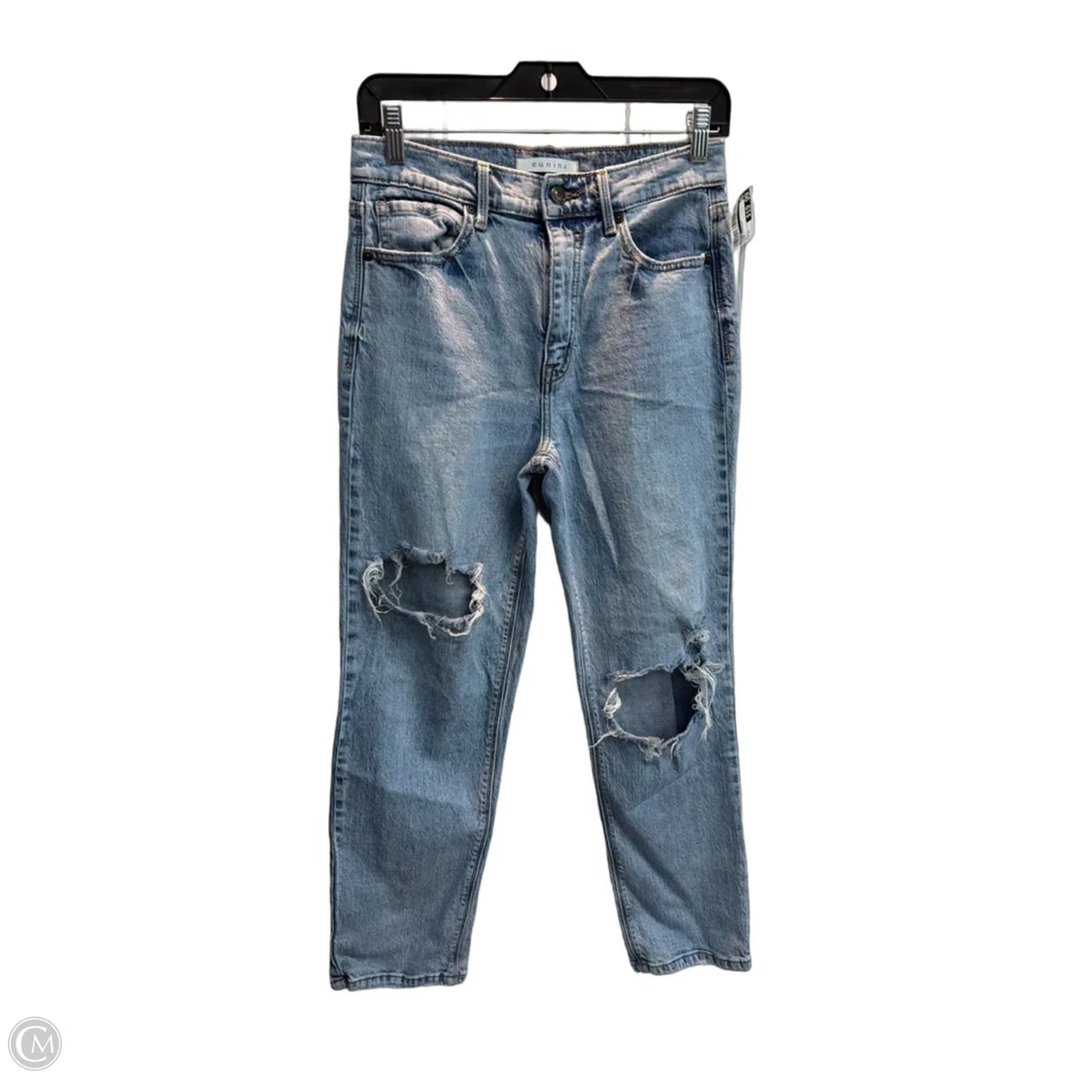 Jeans Straight By Eunina In Blue, Size: 6