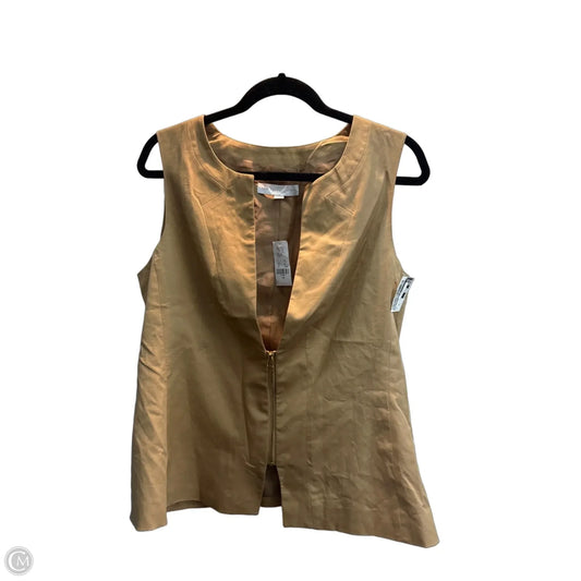Vest Other By New York And Co In Tan, Size: Xl