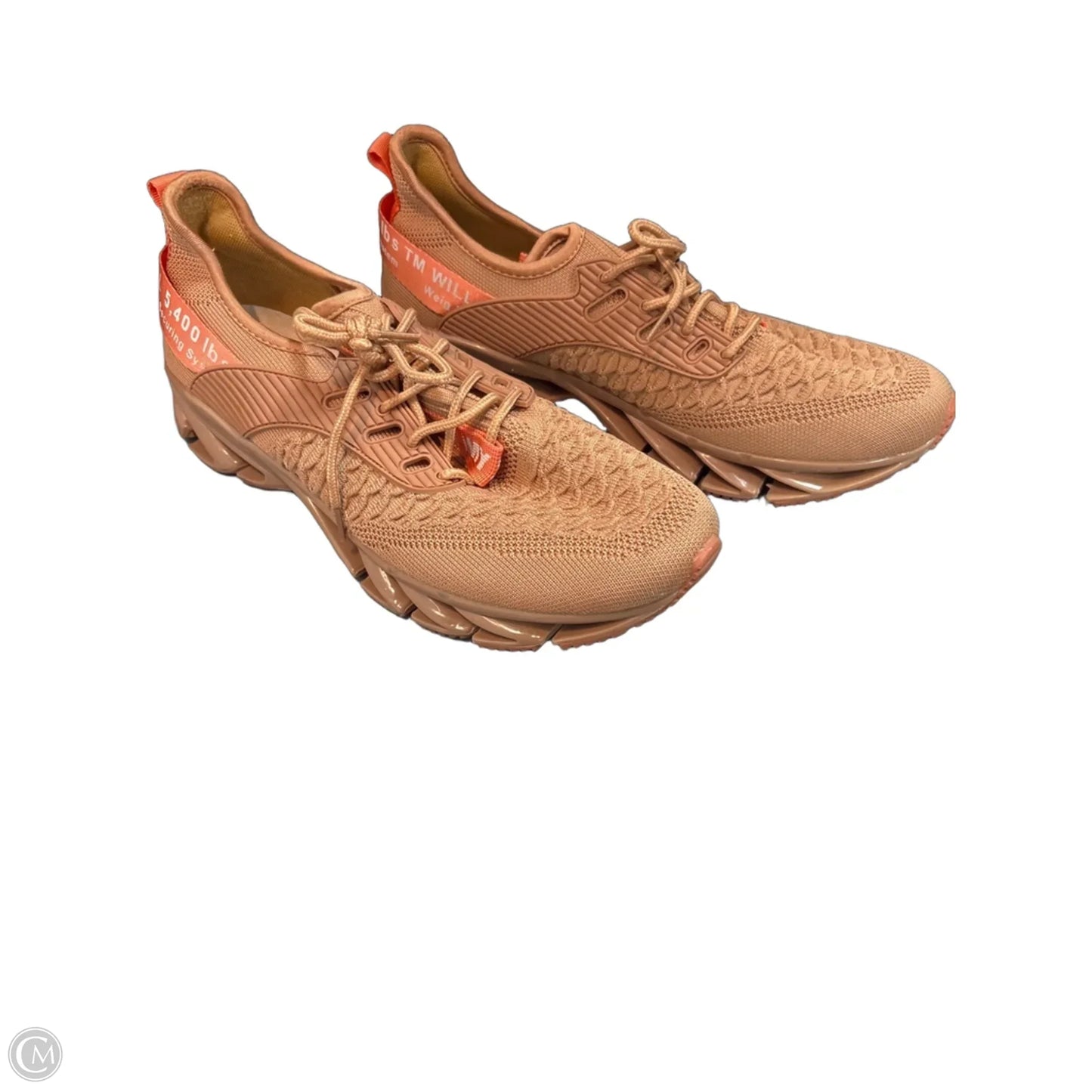 Shoes Athletic By Clothes Mentor In Tan, Size: 12