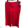 Pants Wide Leg By Talbots In Red, Size: 16