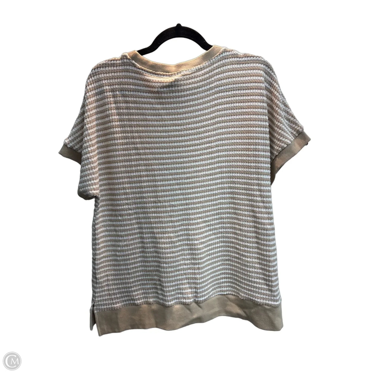 Top Short Sleeve By Clothes Mentor In Striped Pattern, Size: M