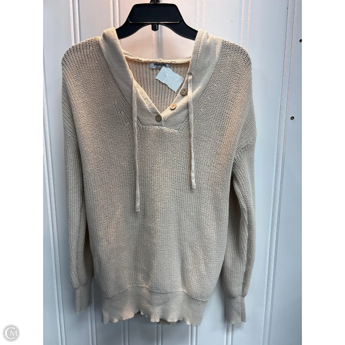 Sweater By Zeagoo In Tan, Size: S