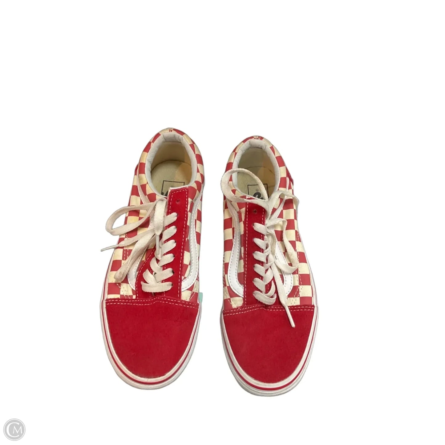 Shoes Sneakers By Vans In Red, Size: 7