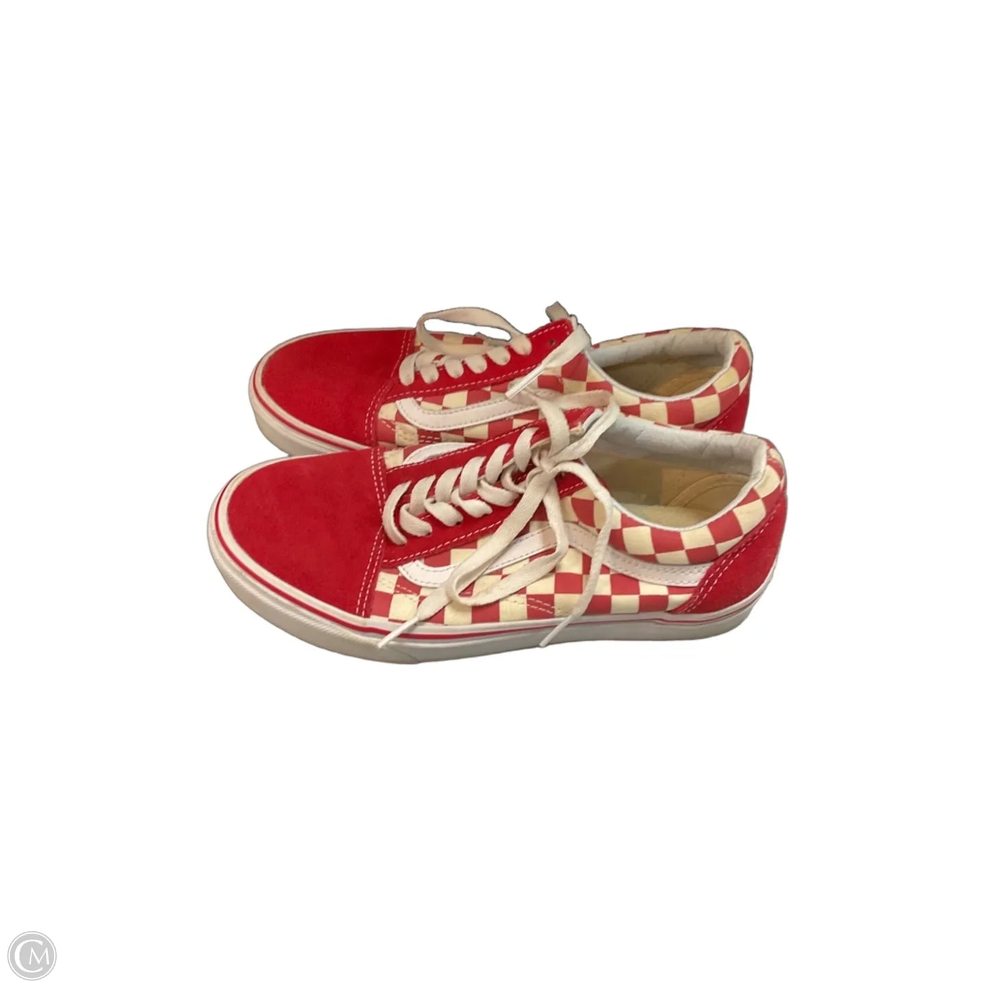 Shoes Sneakers By Vans In Red, Size: 7