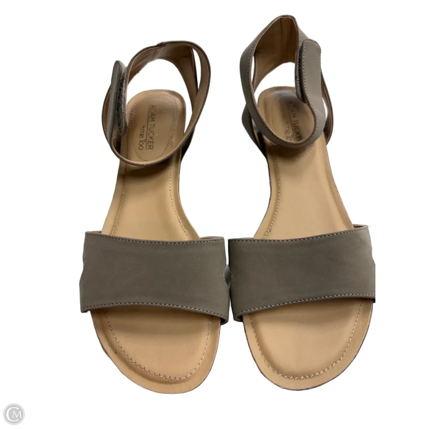 Sandals Flats By Me Too In Taupe, Size: 10