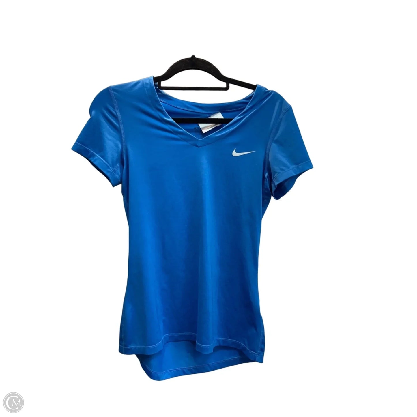 Athletic Top Short Sleeve By Nike Apparel In Blue, Size: M