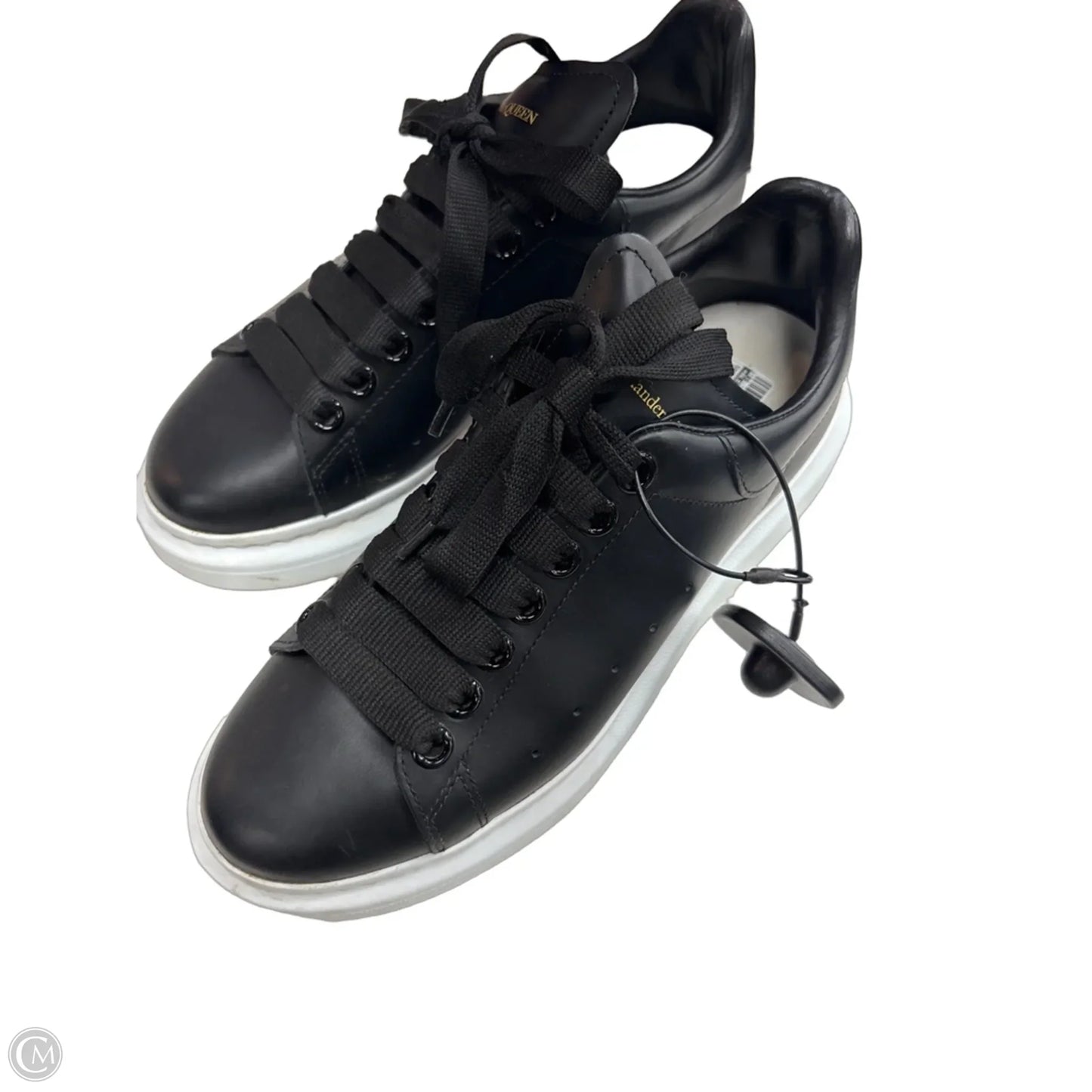 Shoes Luxury Designer By Alexander Mcqueen In Black, Size: 8.5
