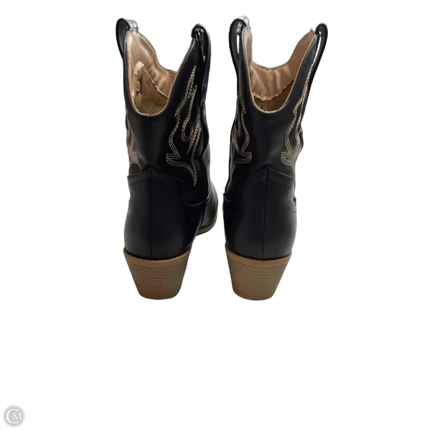 Boots Western By Forever In Black, Size: 8.5