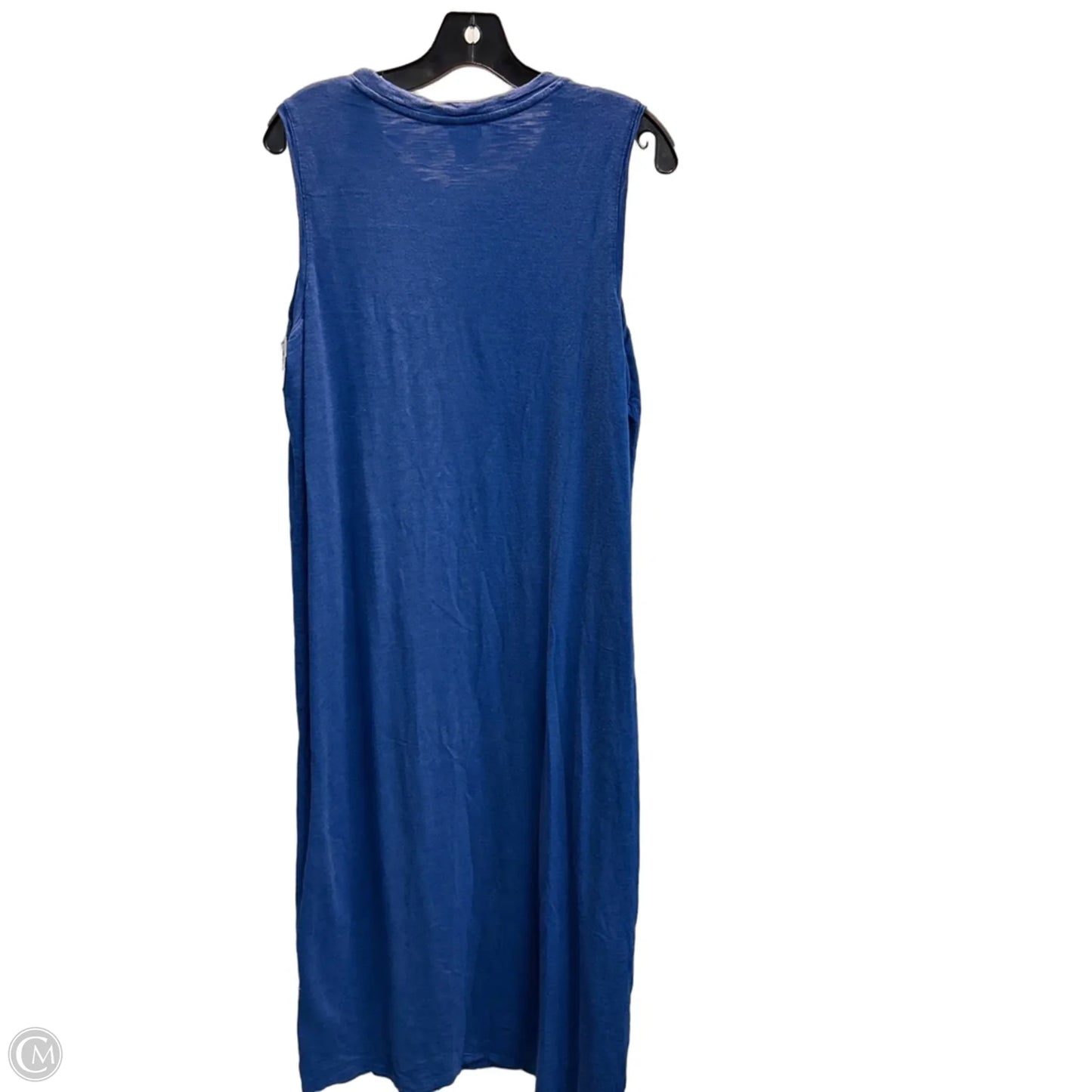 Dress Casual Maxi By Chicos In Blue, Size: L