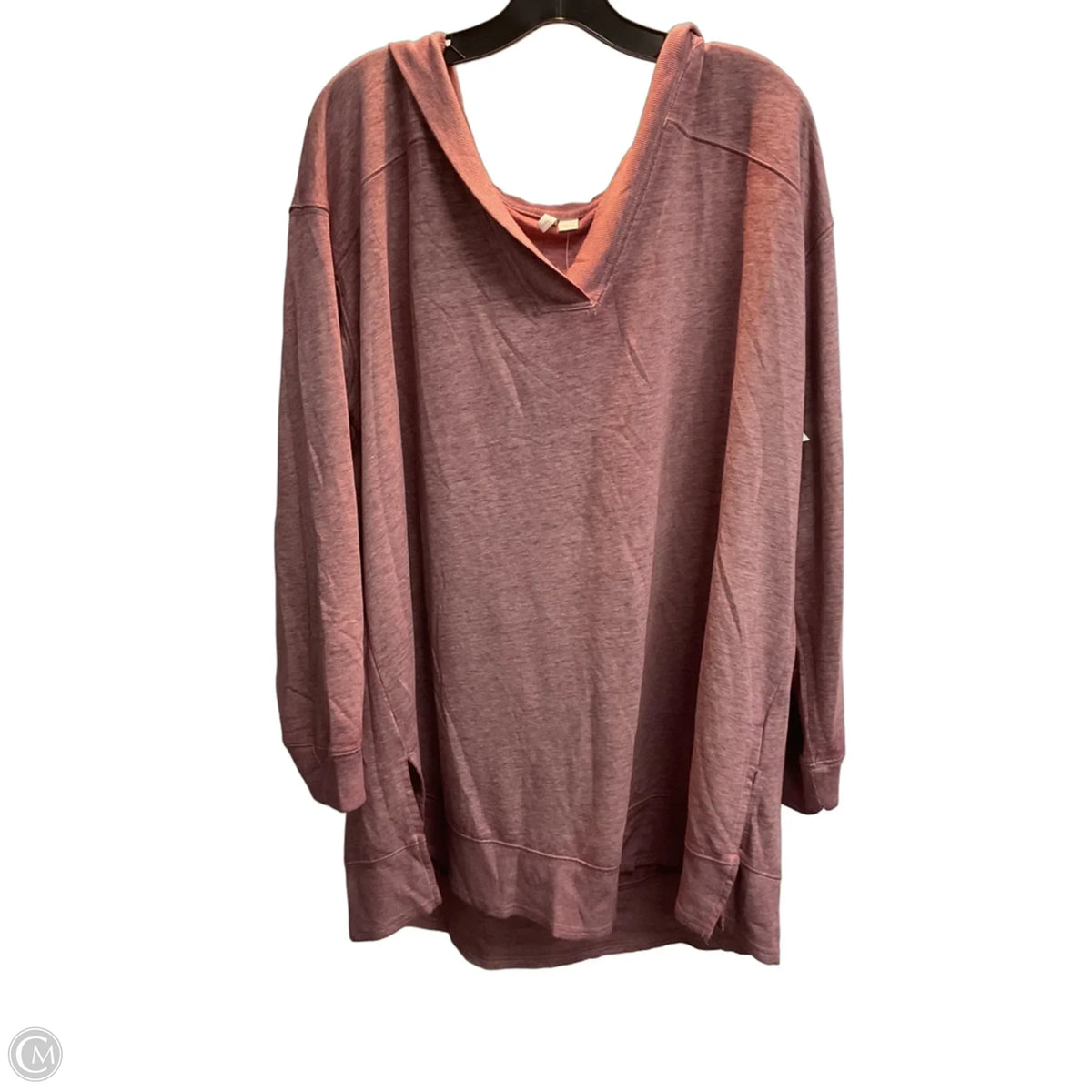 Top Long Sleeve By Cato In Pink, Size: 3x
