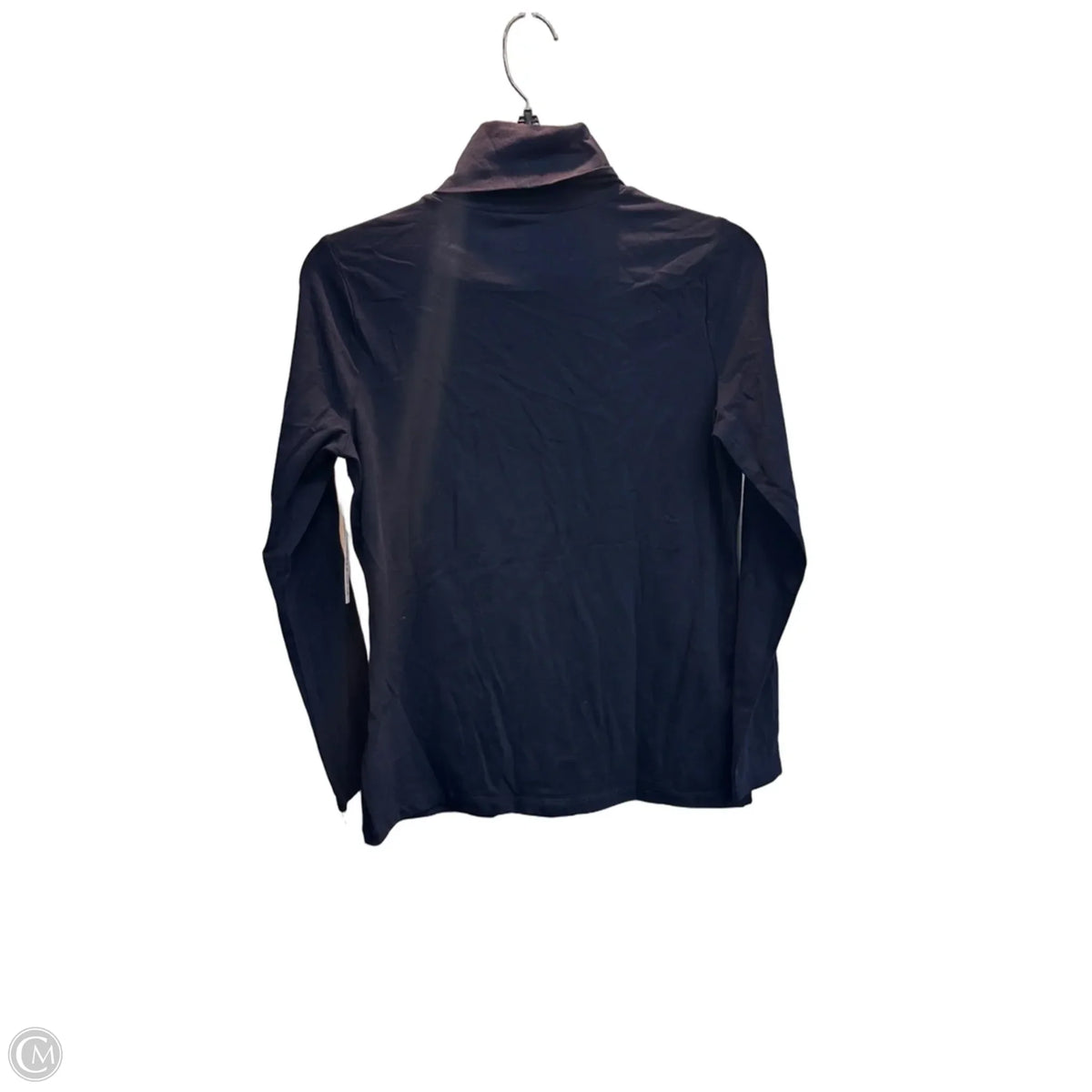 Top Long Sleeve Basic By Talbots In Navy, Size: Sp