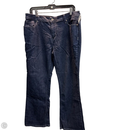 Jeans Boot Cut By Levis In Blue, Size: 16