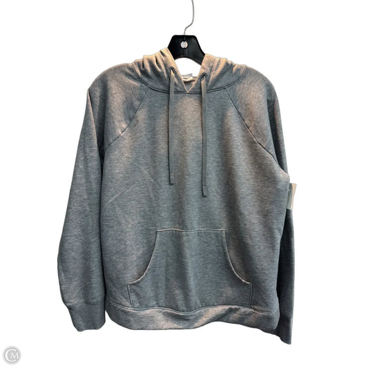 Sweatshirt Hoodie By Athletic Works In Grey, Size: L