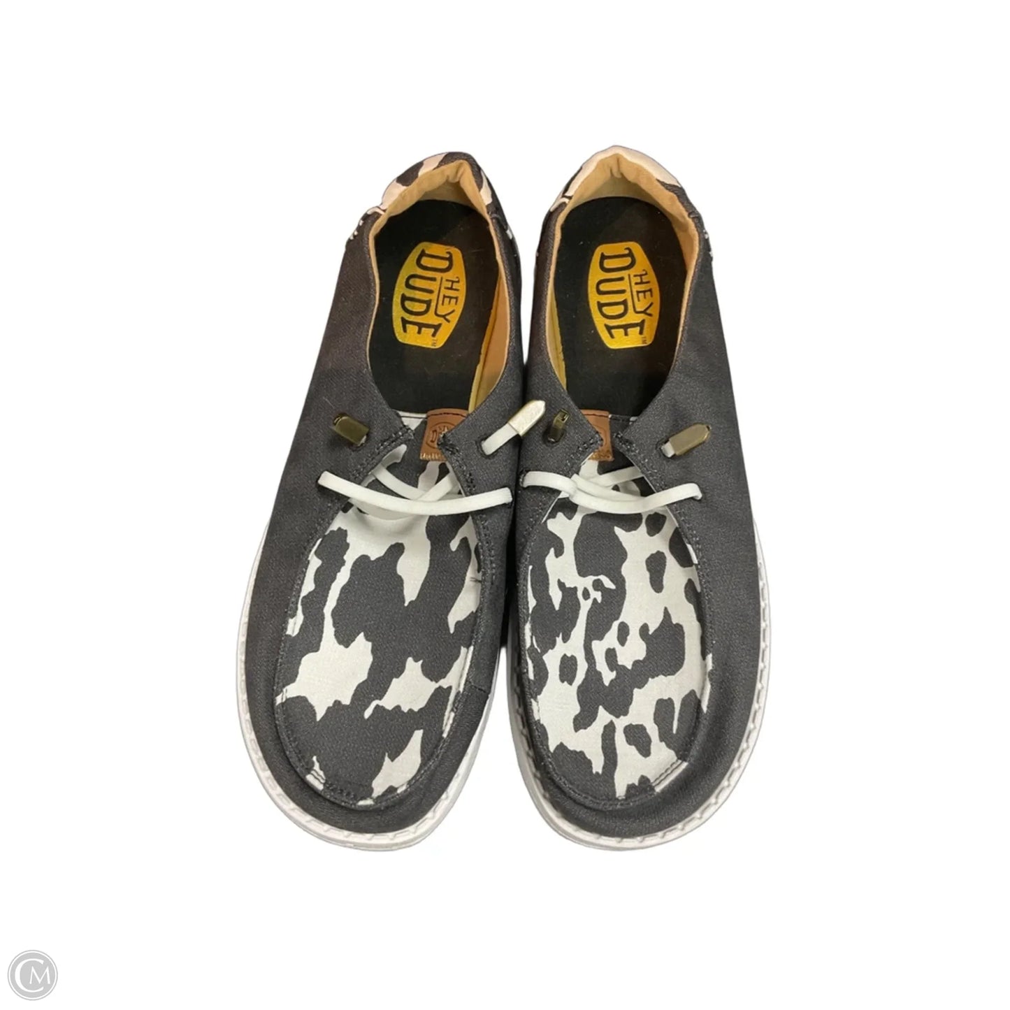 Shoes Flats By Hey Dude In Animal Print, Size: 10